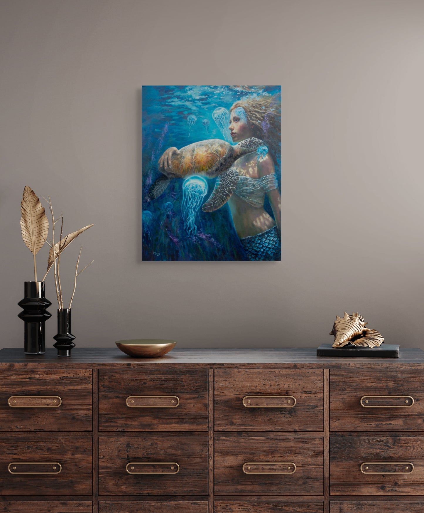 A Moment of Becoming - Fine Art Canvas Print, Stretched & Unframed
