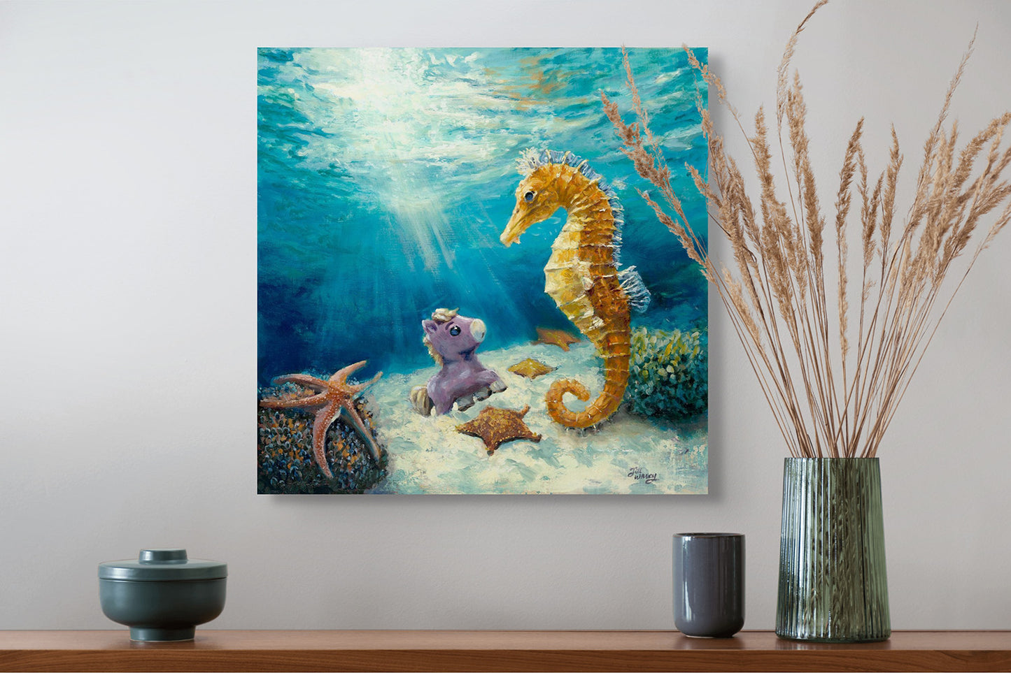 A Newfound Friend - Fine Art Canvas Print, Stretched & Unframed
