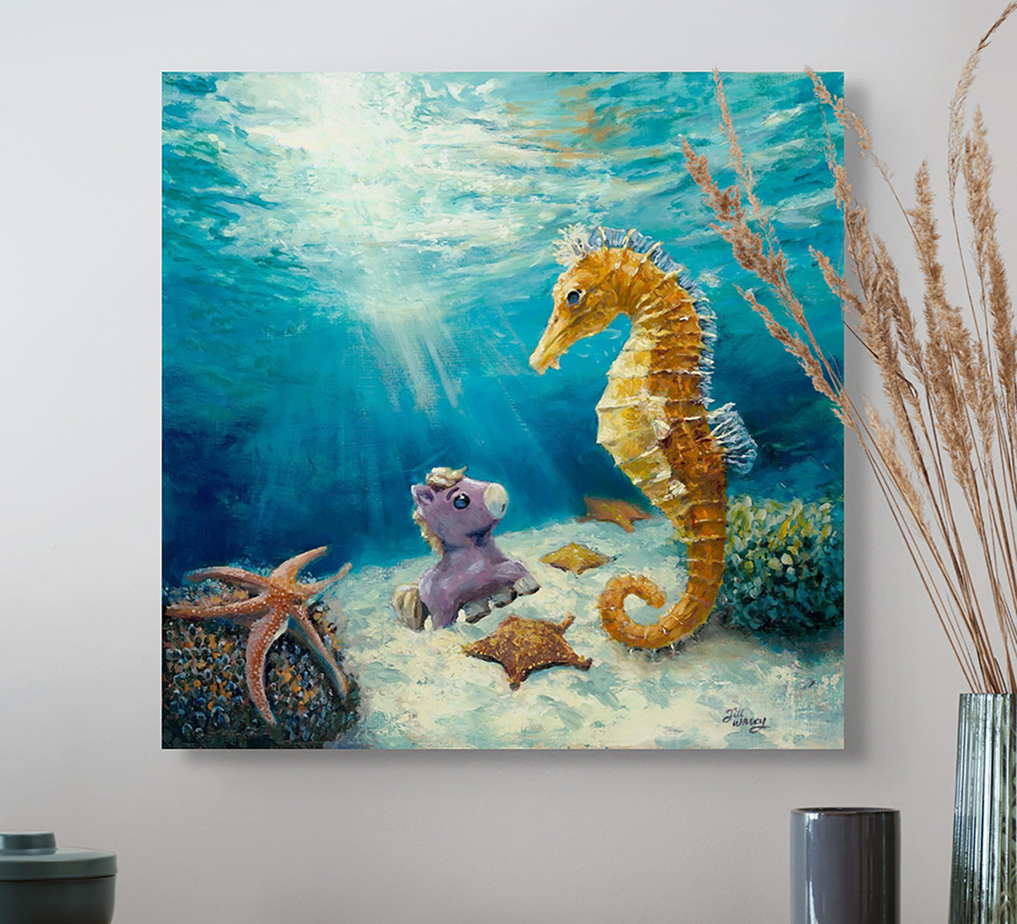 A Newfound Friend - Fine Art Canvas Print, Stretched & Unframed