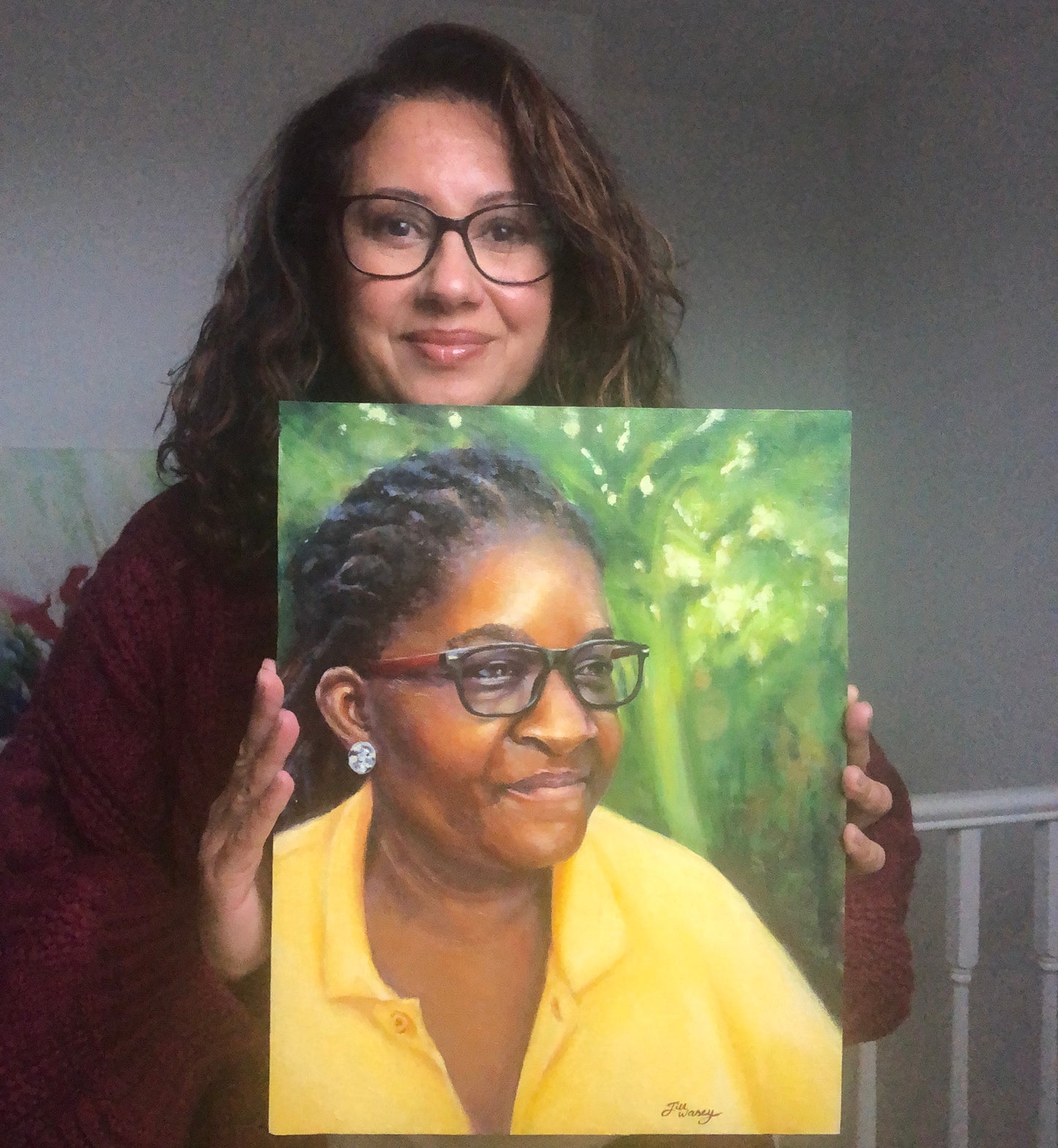 24 x 24 inch Commission Deposit (50%)