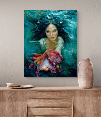 A Glimpse Beyond - Fine Art Canvas Print, Stretched & Unframed