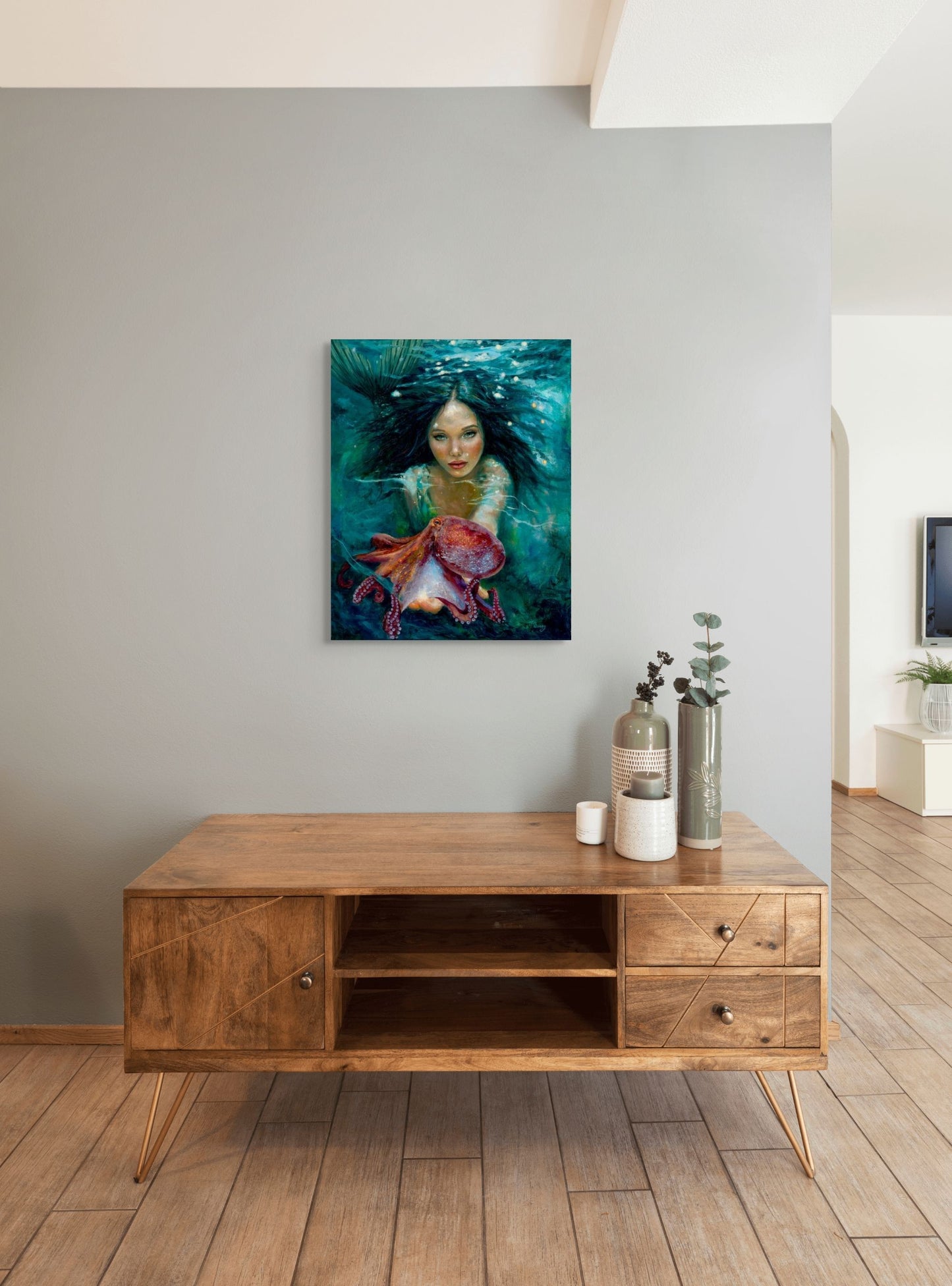 A Glimpse Beyond - Fine Art Canvas Print, Stretched & Unframed