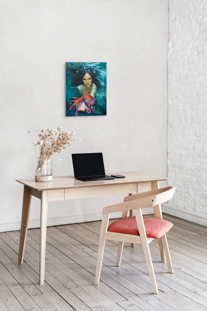 A Glimpse Beyond - Fine Art Canvas Print, Stretched & Unframed