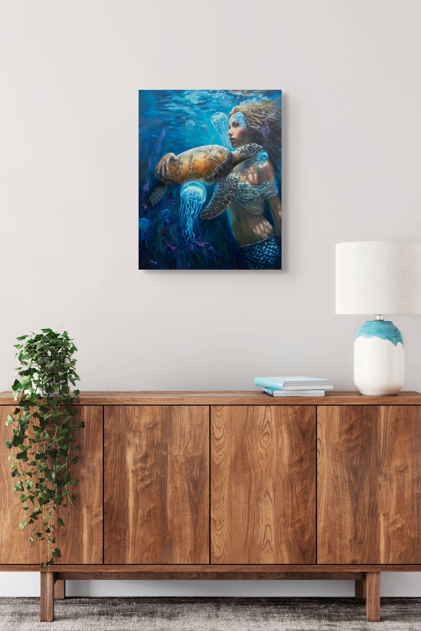 A Moment of Becoming - Fine Art Canvas Print, Stretched & Unframed