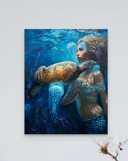 A Moment of Becoming - Fine Art Canvas Print, Stretched & Unframed