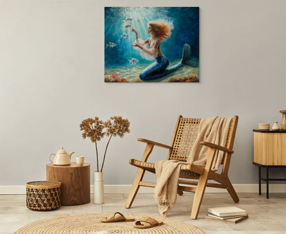 Fragile Threads of Life - Fine Art Canvas Print, Stretched & Unframed