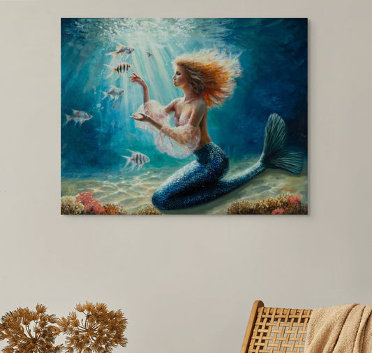 Fragile Threads of Life - Fine Art Canvas Print, Stretched & Unframed